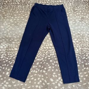 JCrew pull on ankle cropped pants
